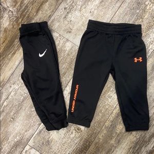 Under armour and Nike pants